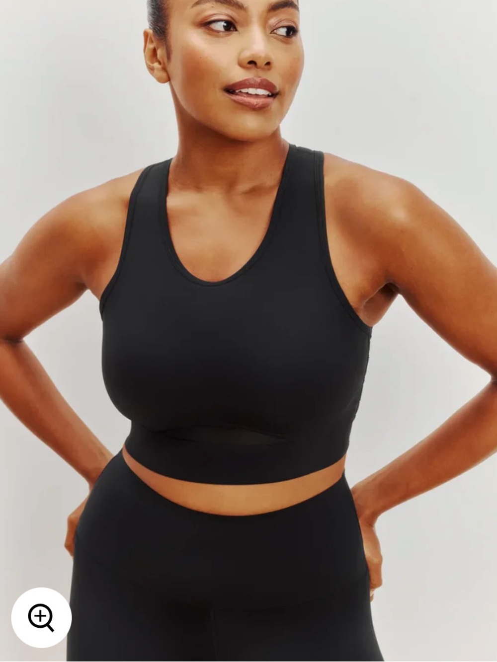 Knix Momenta Racerback Sports Bra in Black, Size XXXL or 42A, 42B, 42C